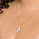 Elegant gold statement necklace with chain links