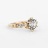 Stella Ring with 1.42ct Salt and Pepper Diamond
