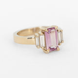 Pleiades Ring Stack with 1.66ct Sapphire