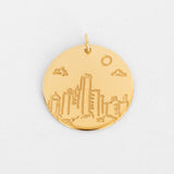 Illustrator Pendant with City