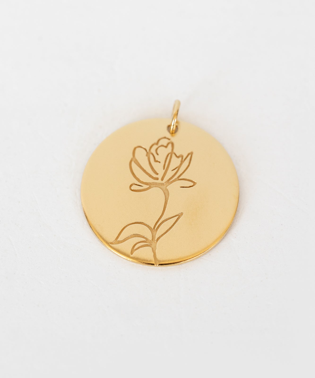 Illustrator Pendant with Flower