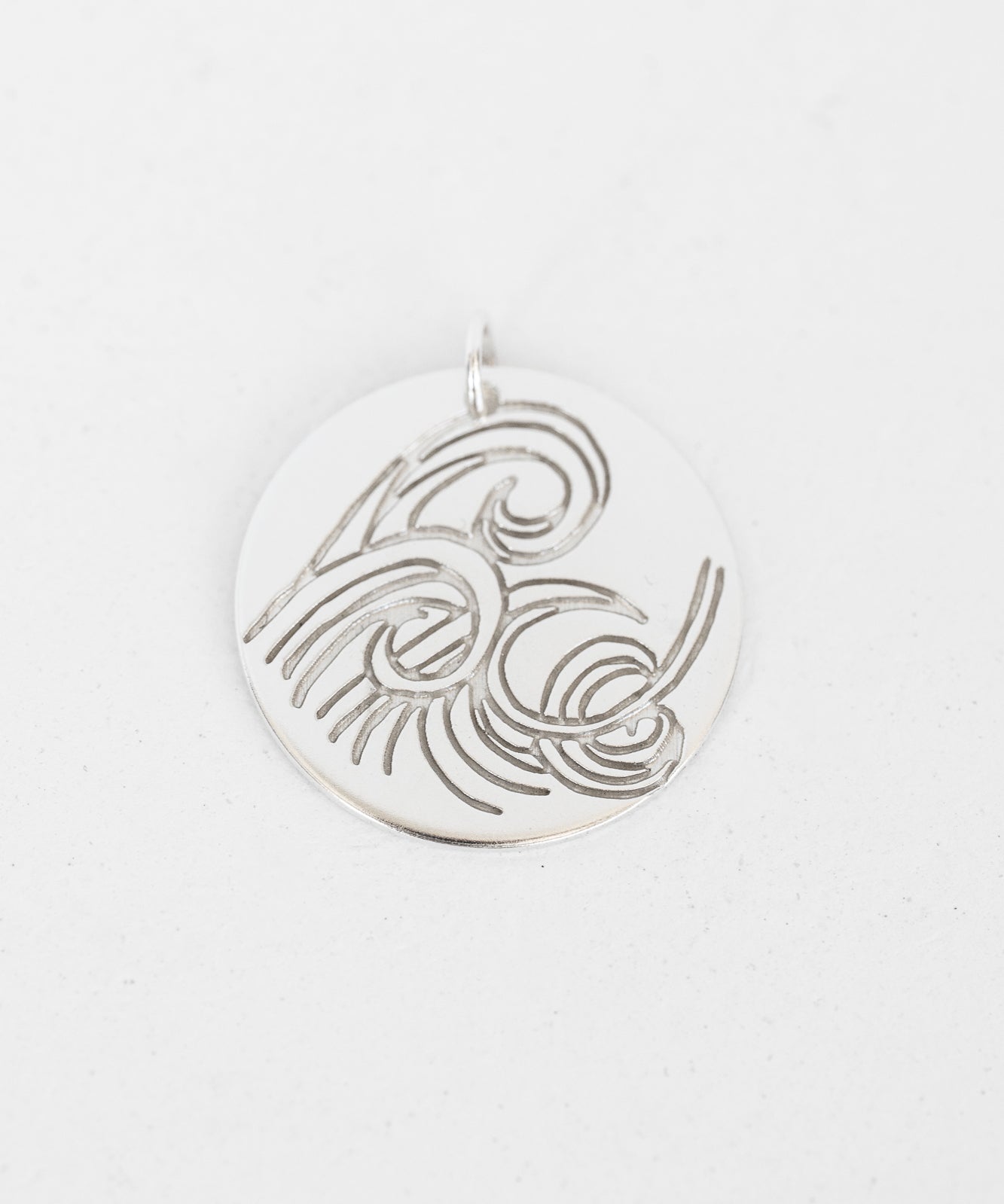 Illustrator Pendant with Ocean