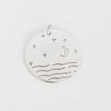 Illustrator Pendant with Moon & Stars