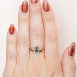 Rigel Ring Stack with 0.78ct Sapphire
