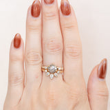 Stella Ring with 1.42ct Salt and Pepper Diamond