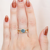 Round Aura with 2.58ct Montana Sapphire