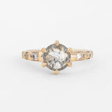 Stella Ring with 1.42ct Salt and Pepper Diamond