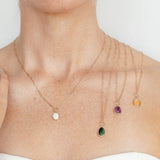 Elements Cosmic Necklace in 14k White & Rose Gold