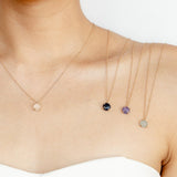 Elements Spectra Necklace in 14 White & Rose Gold