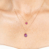 Rose Gold Ruby Elements Spectra Necklace