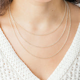 Oval Chain Necklace in Sterling Silver