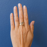 Fallingwater Ring with 0.81ct Diamond