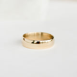 6mm Yellow Gold Half Round Band