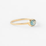 Horizon Ring with Sapphire