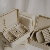 Lisa Angel Linen Jewelry Case