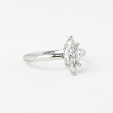 Marquise Venus Ring with Lab Diamond