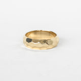 6mm Yellow Gold Multifaceted Band