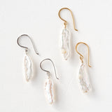 Organic Pearl Drop Earrings