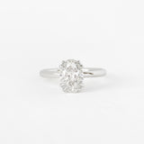Oval Nouveau Ring with Lab Diamond