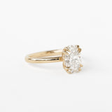 Oval Nouveau Ring with Lab Diamond