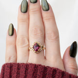 Prisma Ring with 2.957ct Rhodolite Garnet
