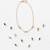 Yellow Gold and Lab Diamond Reflection Bracelet