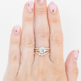 Round Venus Ring with Lab Diamond