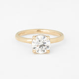 Round Venus Ring with Lab Diamond