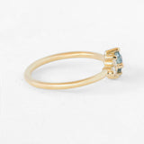 Shooting Star Ring with 0.55ct Montana Sapphire