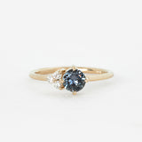 Shooting Star Ring with 0.74ct Montana Sapphire