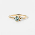 Shooting Star Ring with Montana sapphire