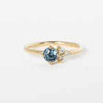 Shooting Star Ring with Montana sapphire