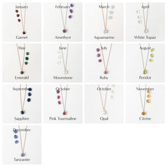 Elements Spectra Necklace in 14k White & Rose Gold