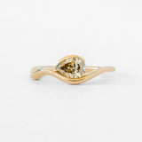 Squiggle Ring with 1.02ct Diamond