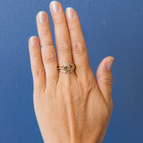Squiggle Ring with 1.02ct Diamond