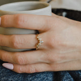 Ready to Ship Stardust Contour Ring