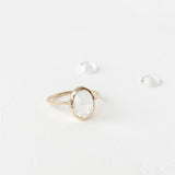 White Topaz Elements Ring