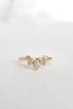 Stardust Contour Ring - White Diamonds