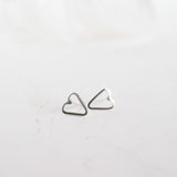 Tiny Heart Studs