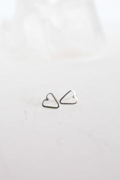 Tiny Heart Studs