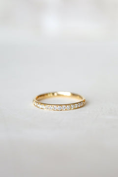 Minimalist 2mm Whisper gold ring