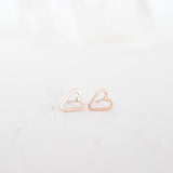 Tiny Heart Studs