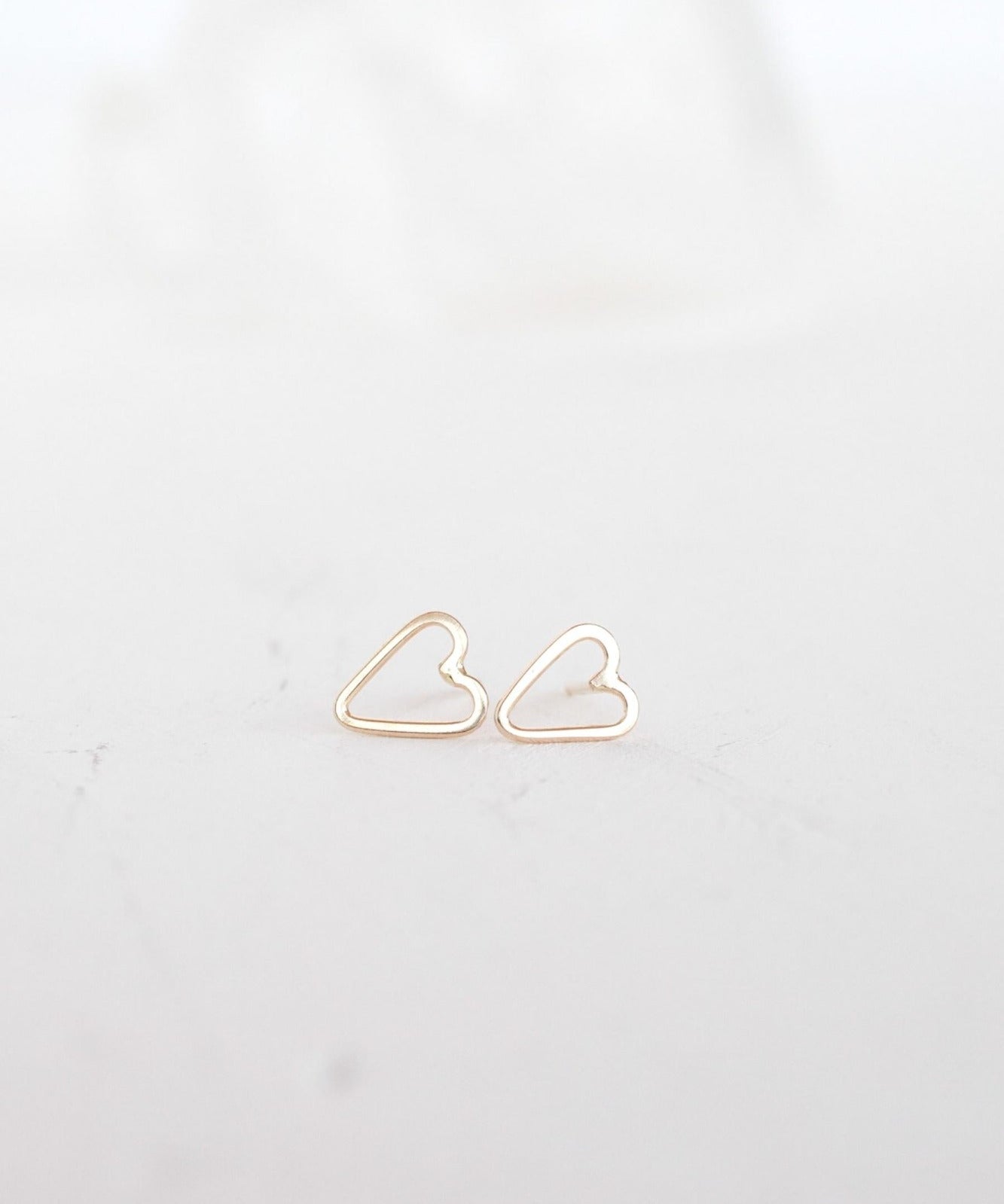 Tiny Heart Studs