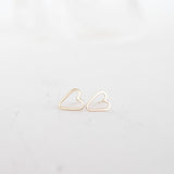 Tiny Heart Studs