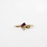 Close-up of sleek Gemini Ring design