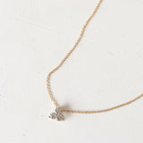 Elegant Trinity and Moon gemstone jewelry piece
