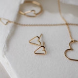 Tiny Heart Studs